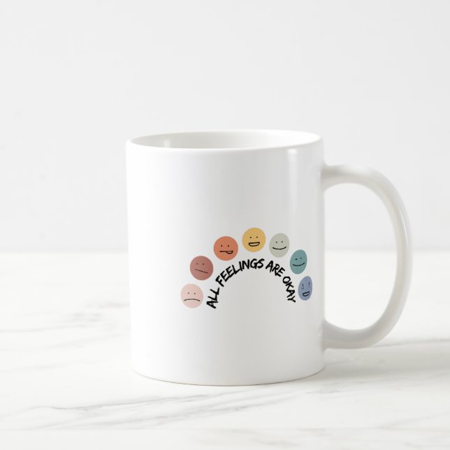 Mug Se sentir bien Visages émotionnels Sensibilisation (Droite)