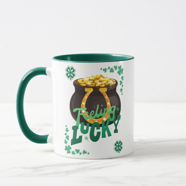 MUG SE SENTIR CHANCEUX , JOURNÉE DE LA SAINT-PATRICK (Gauche)