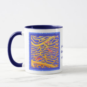Mug Sea Goldies Lace Coral "C'est aussi ma planète !" 