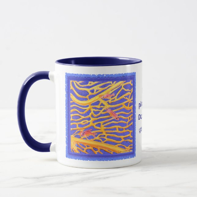 Mug Sea Goldies Lace Coral "C'est aussi ma planète !"  (Gauche)