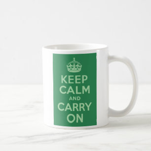 Mug Sea Green Restez calme et poursuivez
