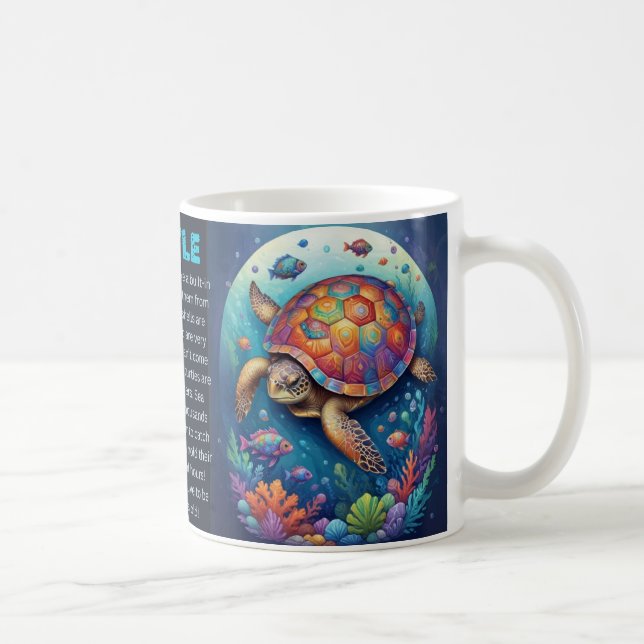 Mug SEA WORLD - tortue (Droite)