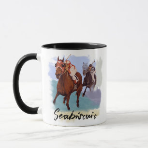 Mug “Seabiscuit” contre War Admiral  - Personnalisez v