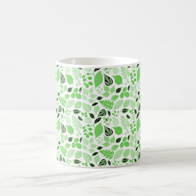 Mug Seamless Leaf Pattern (Centre)