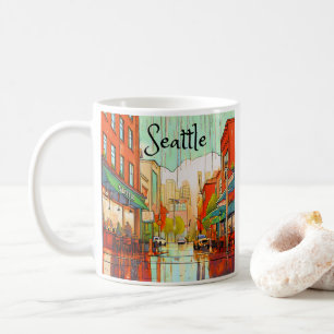 Mug Seattle dans la pluie