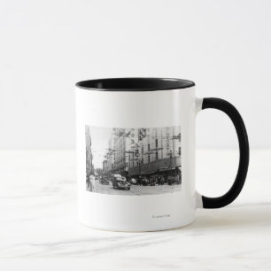 Mug Seattle, photographie du centre de scène de rue d