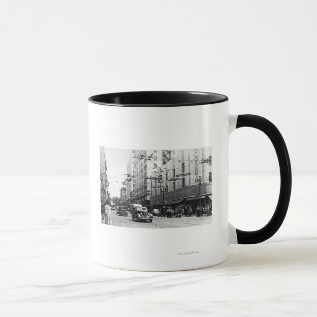 Mug Seattle, WA Street Scène Centre-ville Photographie (Droite)