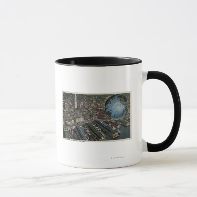 Mug Seattle, Washington - Aerial of Seattle (Droite)