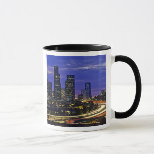 Mug Seattle, Washington Skyline la nuit