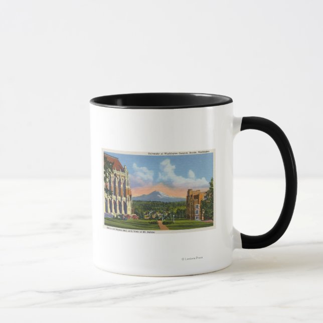 Mug Seattle, Washington - Université de Washington (Droite)