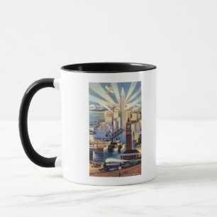 Mug Seattle, Washington - Vue du centre-ville