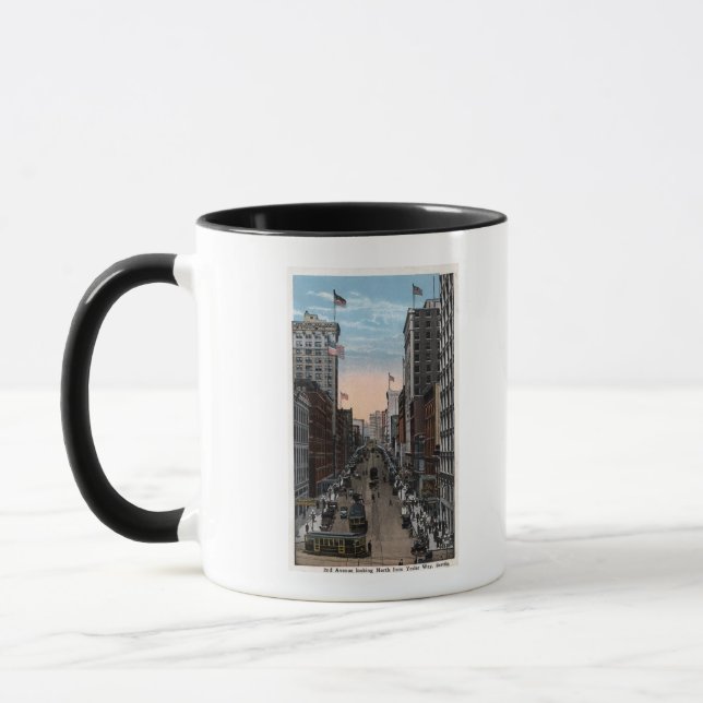 Mug Seattle, Washington - Vue Nord de la 2e (Gauche)