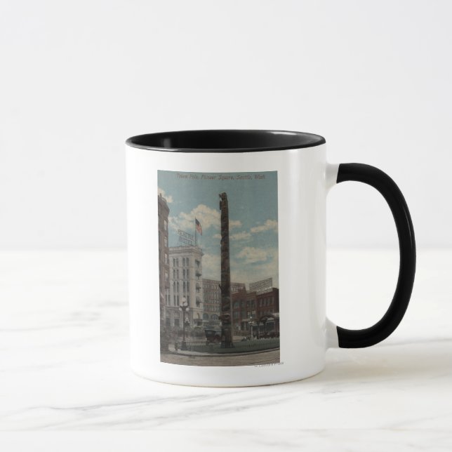 Mug Seattle, WATotem Pole à Pioneer Carré (Droite)
