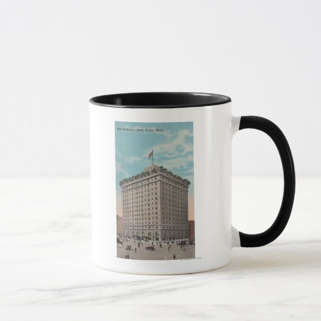 Mug Seattle, WAView du Washington Hotel (Droite)