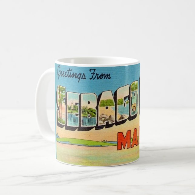 Mug Sebago Lake Maine vintage  (Devant gauche)