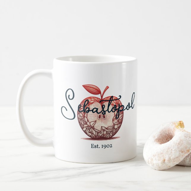 Mug Sebastopol California Gravenstein Apple Fair (Avec donut)