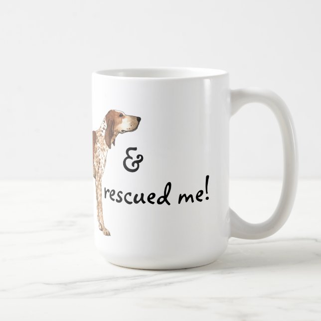 Mug Secourir American English Coonhound (Droite)
