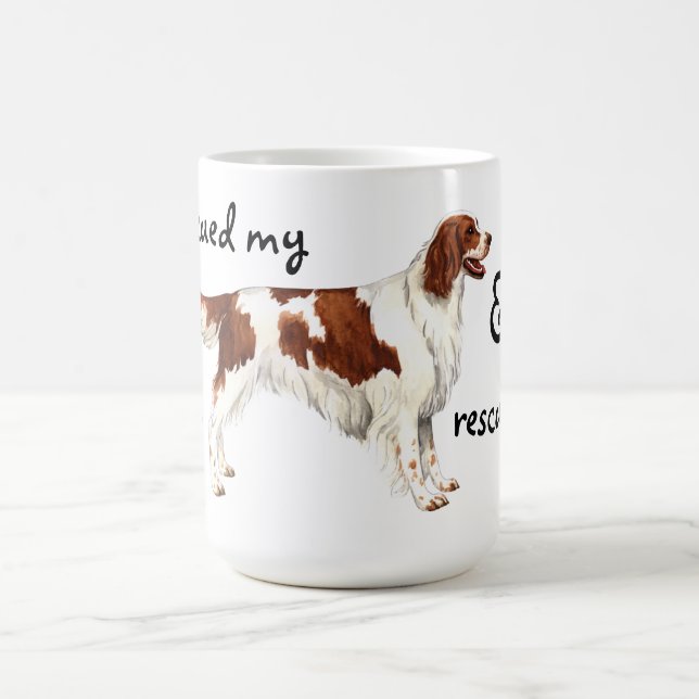 Mug Secourir Irish Red et White Setter (Centre)