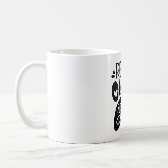 Mug Secourir l'amour Répéter le chien Paw Tee (Gauche)