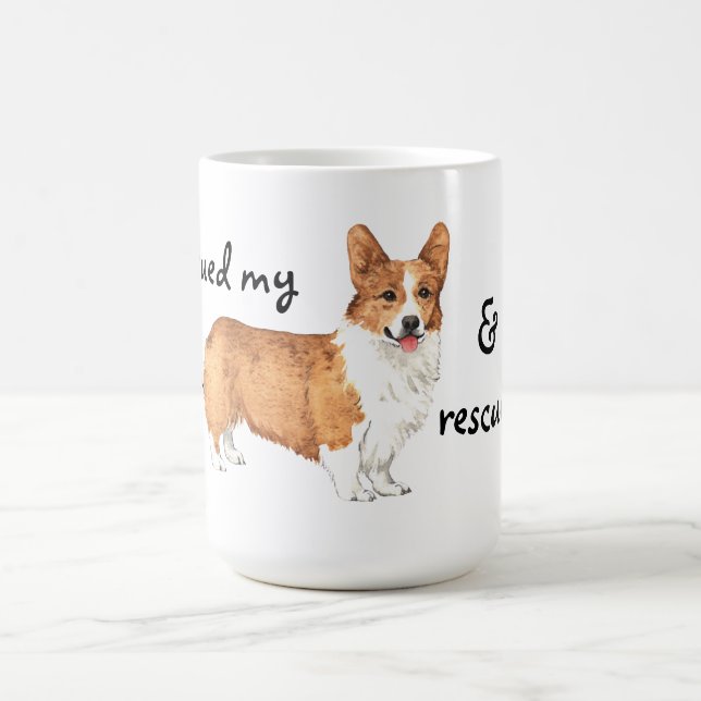Mug Secourir Pembroke Welsh Corgi (Centre)