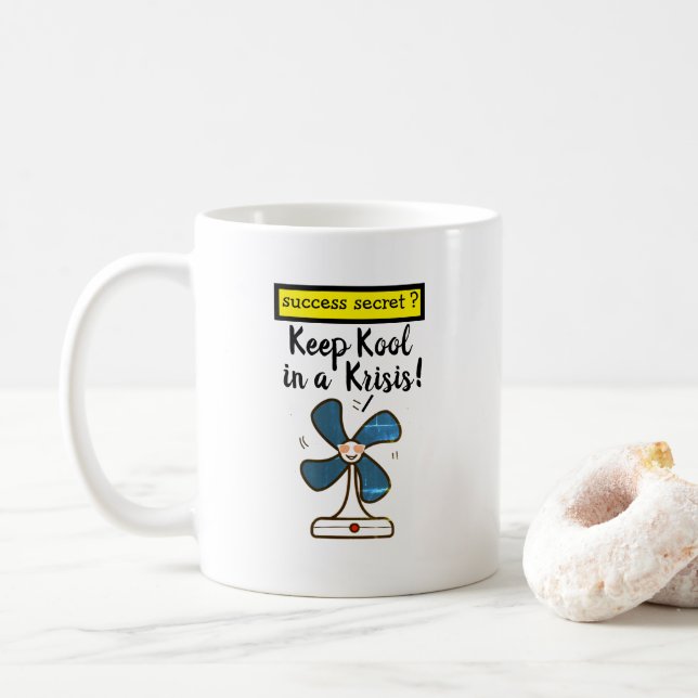 Mug Secret Succès - Gardez Cool En Crise (Avec donut)