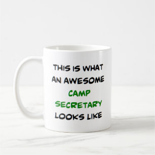 Mug secrétaire de camp, génial