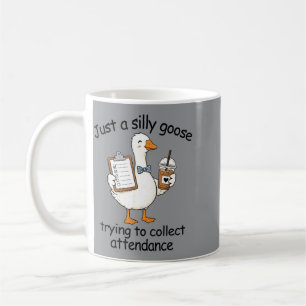 Mug Secrétaire de l'école une oie essayant de collecte