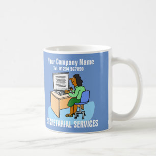 Mug Secrétaire Travailler dans le dessin de bureau