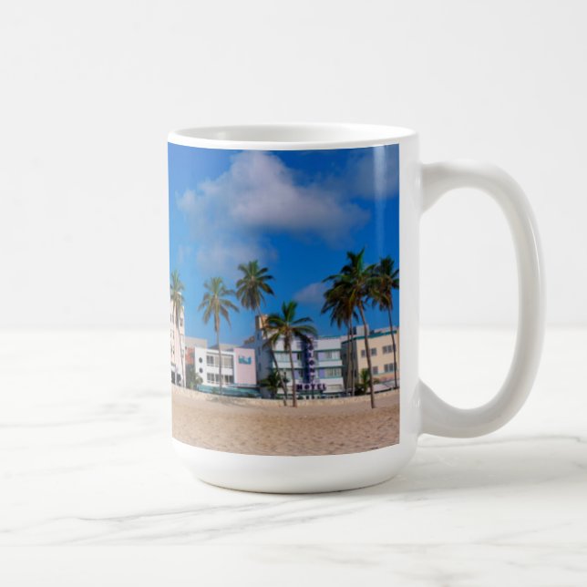Mug Secteur d'art déco de plage du sud Miami (Droite)