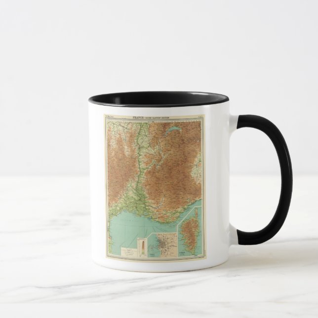 Mug Section sud-est de la France Corsica Marseille (Droite)