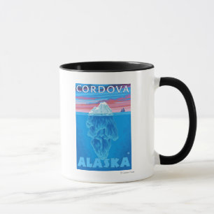 Mug Section transversale d'iceberg - Cordova, Alaska