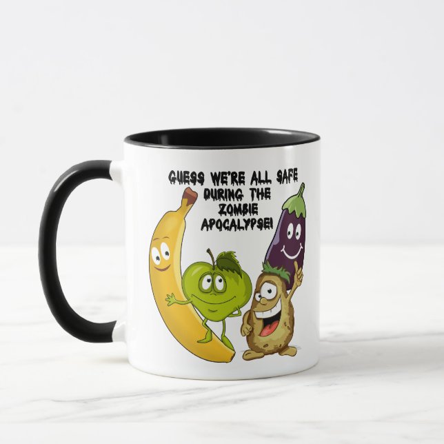 Mug Sécurisé pendant l'Apocalypse Zombie (Gauche)