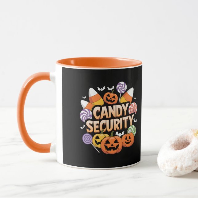 Mug Sécurité de Halloween Candy (Avec donut)