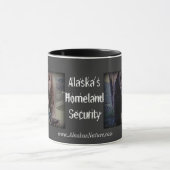 Mug Sécurité de patrie de l'Alaska (Centre)