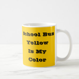 Mug Sécurité des autobus scolaires Automne Jaune Autom