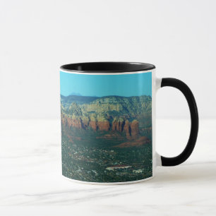 Mug Sedona et Coffee Pot Rock vus d'en haut