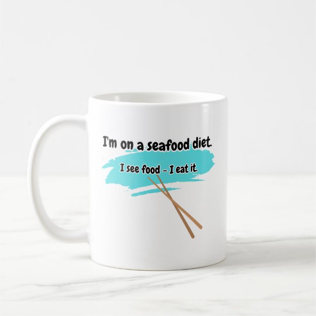 Mug See-Food Diet Program (Gauche)