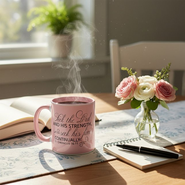 Mug Seek the Lord (Créateur téléchargé)