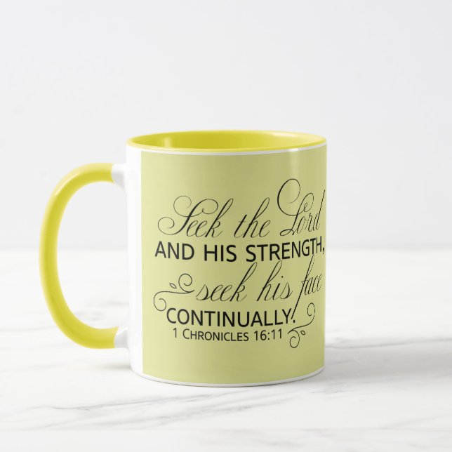 Mug Seek the Lord (Gauche)