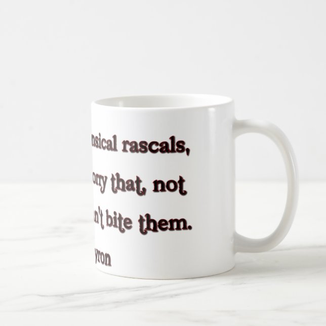 Mug Seigneur Byron Quote (Droite)