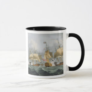 Mug Seigneur Howe dans la Reine Charlotte, cassant