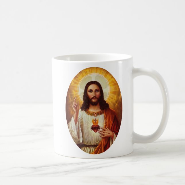 Mug Seigneur Jésus-Christ et le coeur sacré (Droite)
