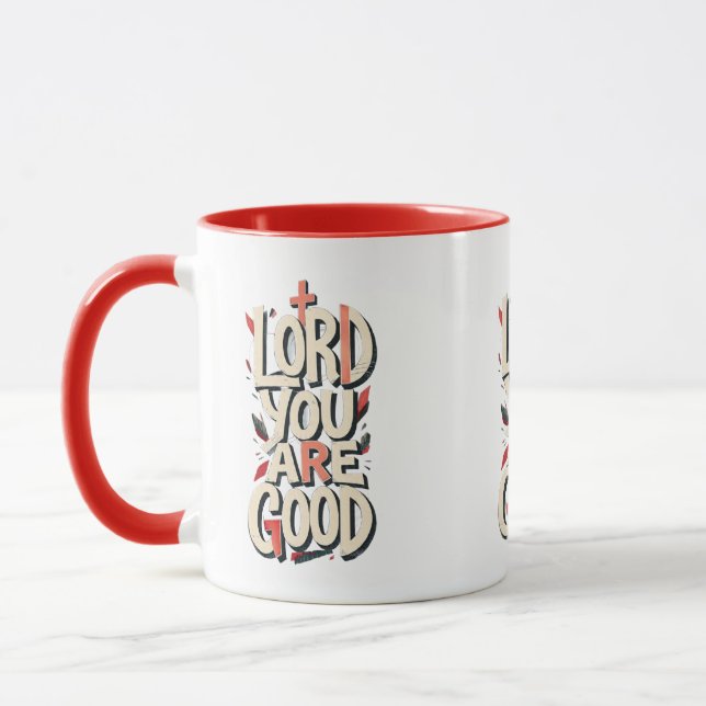 Mug SEIGNEUR vous êtes bon - Chrétien (Gauche)