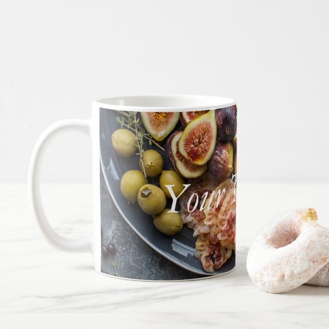 Mug Sélection de nourriture italienne (Avec donut)