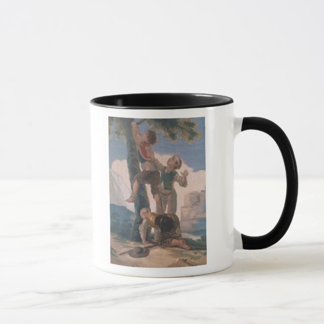 Mug S'élever de garçons de Francisco Jose de Goya y (Droite)