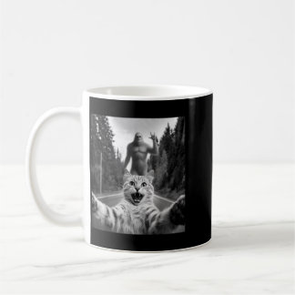 Mug Selfie de chat avec Bigfoot Cadeaux drôles de chat