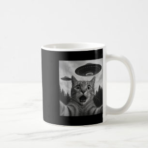 Mug Selfie De Chat Drôle Avec Ufos