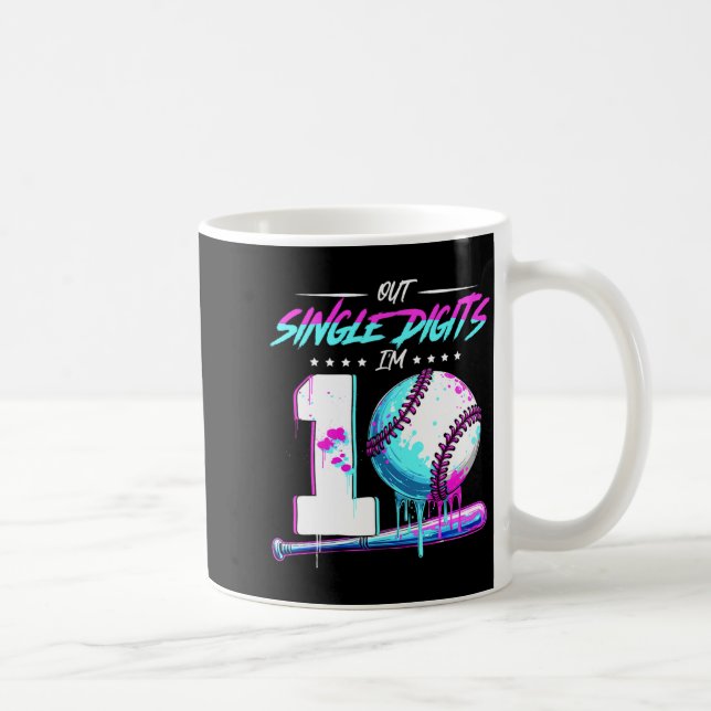 Mug Sell 10 Years Old Birthday Double Digits 10 Birthd (Droite)