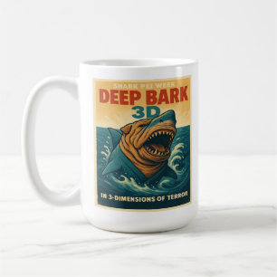 Mug Semaine de l'écorce de requin : écorce profonde 3D