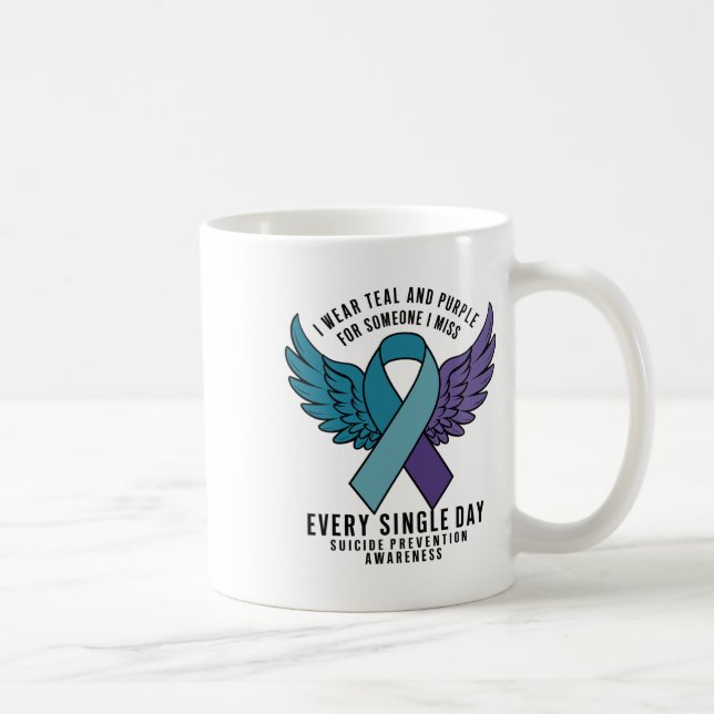 Mug Semaine De Sensibilisation À La Prévention Du Suic (Droite)